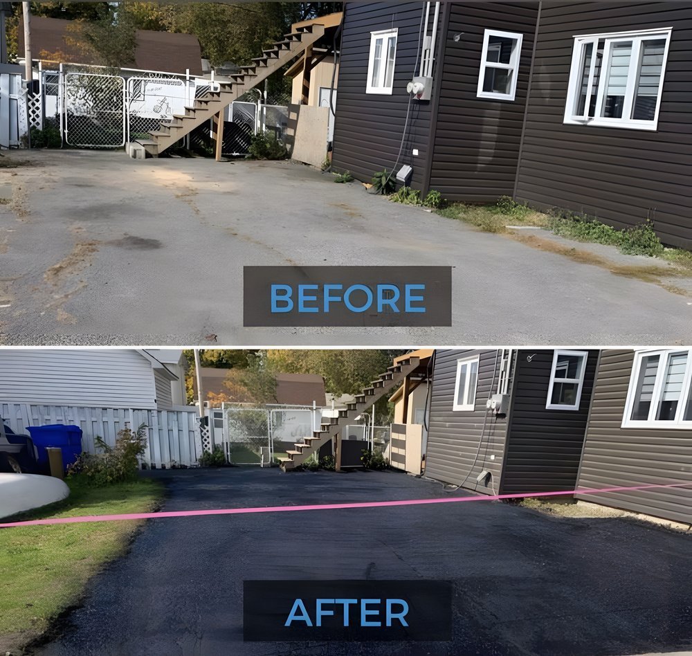 Oil based driveway sealing Ottawa